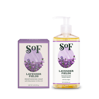 Lavender Fields Liquid Hand Soap and Bar Soap