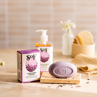 Lavender Fields Liquid Hand Soap and Bar Soap
