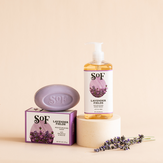 Lavender Fields Liquid Hand Soap and Bar Soap