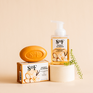 Sweet Almond Foaming Hand Soap and Bar Soap